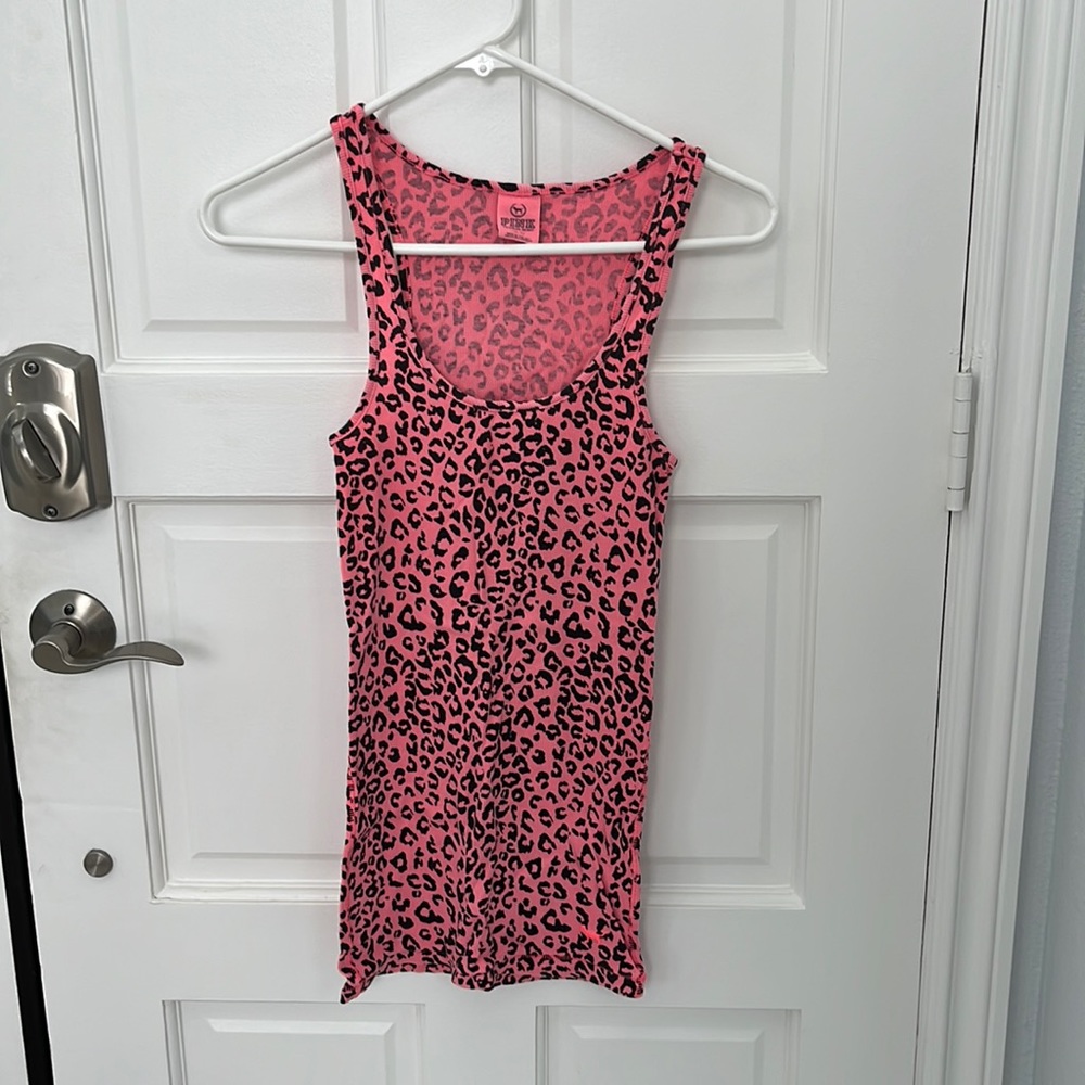 Victoria’s Secret PINK leopard print tank top